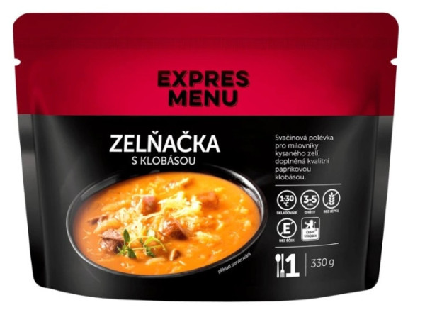 Expres Menu Zelňačka s klobásou - 1 porce 330g