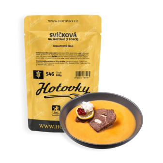 Hotovky Bezlepkové - Svíčková na smetaně  - 2 porce - 680 g
