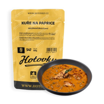 Hotovky Bezlepkové - Kuře na paprice - 2 porce - 680 g