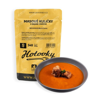Hotovky Bezlepkové - Masové kuličky v rajské - 2 porce - 680 g