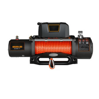 Elektrický naviják 4,3 t pro off-road vozidla - syntetické lano 24 m, 12/24 V