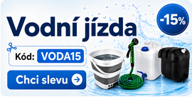 Vodní jízda s 15% slevou